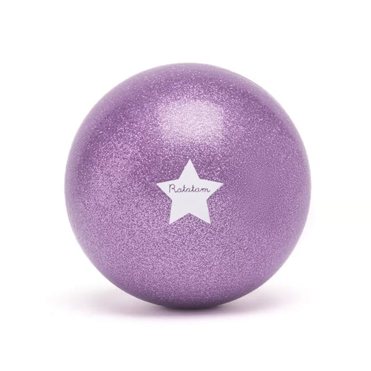 Ratatam Ball mit Glitzer, Seifenblase, lila, Schaf 10cm, B004-10