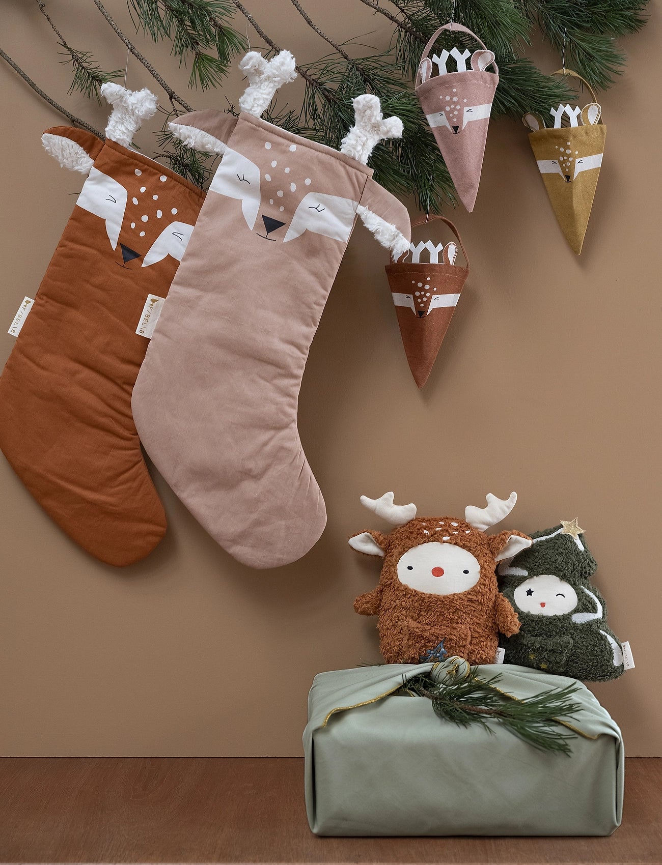 Fabelab Weihnachtstüten Cones - Deer Mix