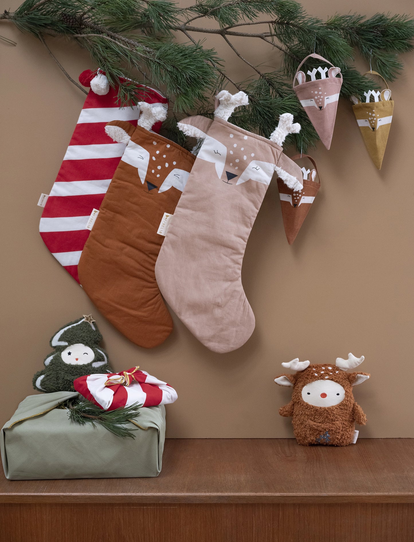 Fabelab Weihnachtstüten Cones - Deer Mix