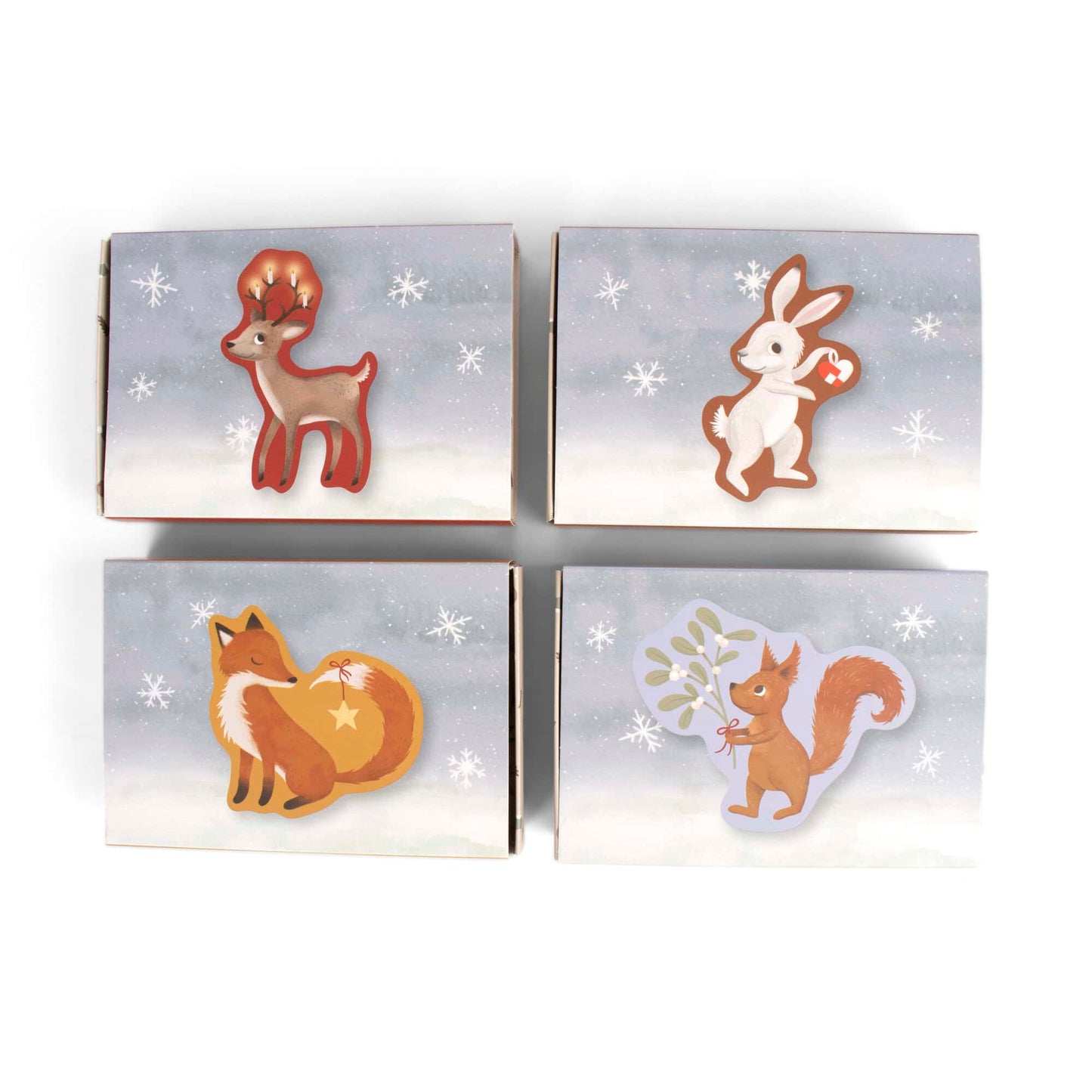 Filibabba 4 Puzzles im Set, wonderful winter