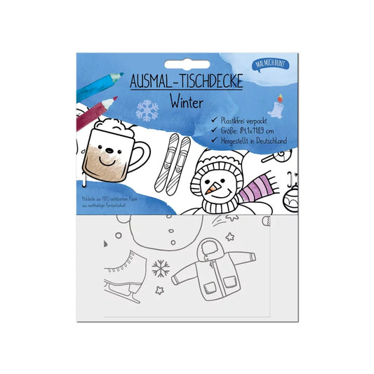 O'Shea Tischdecke zum Ausmalen Winter