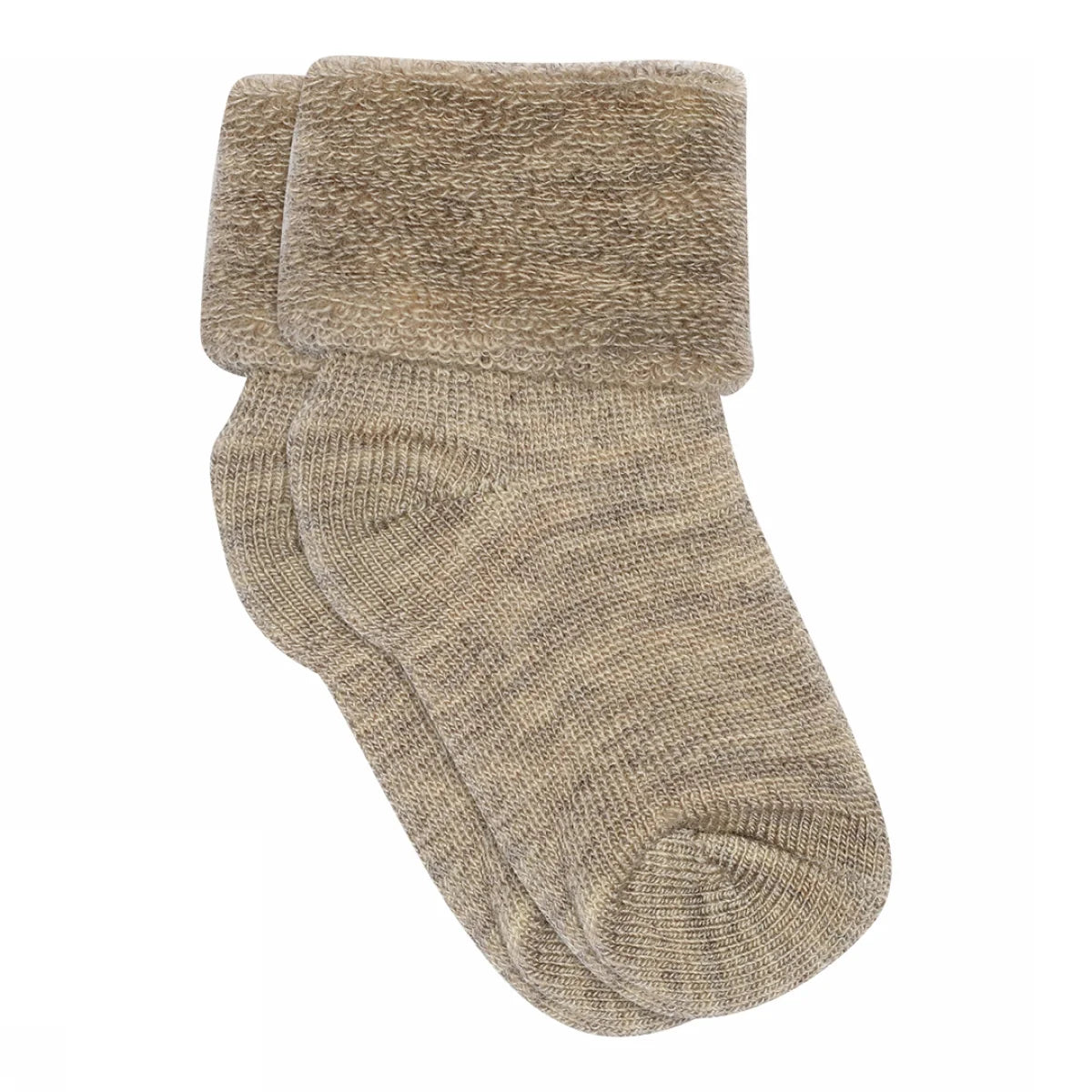MP Denmark Wolle, Babysocken Light Brown Melange 10-722 489