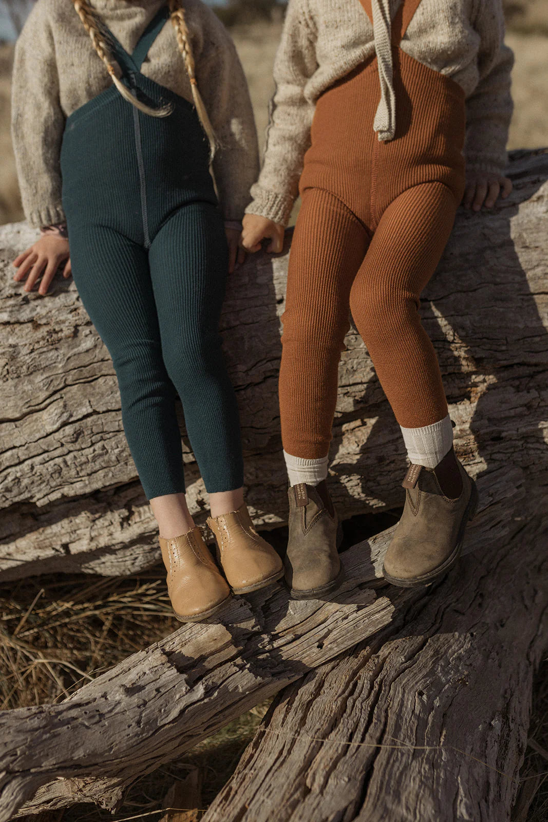 Silly Silas Leggings aus Merinowolle Ginger