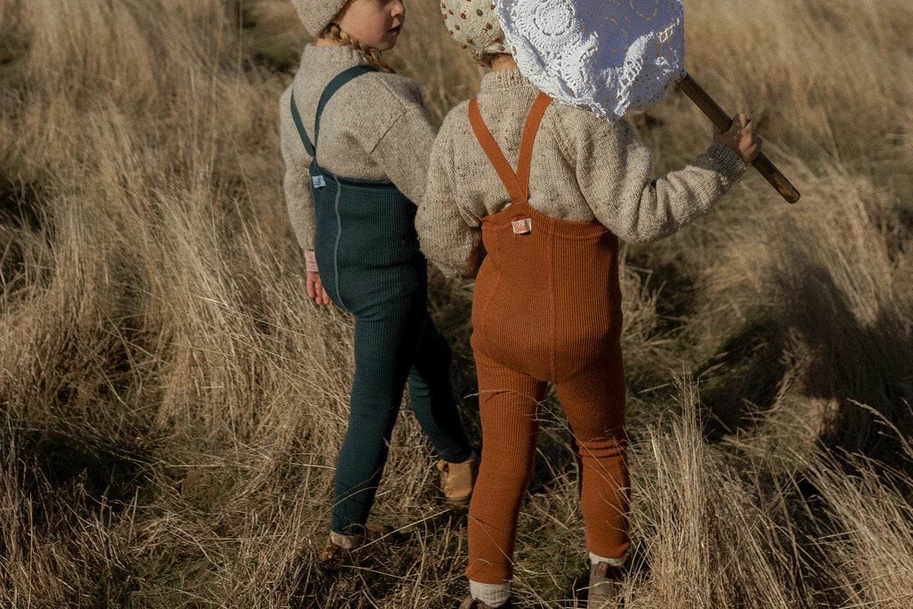 Silly Silas Leggings aus Merinowolle Ginger