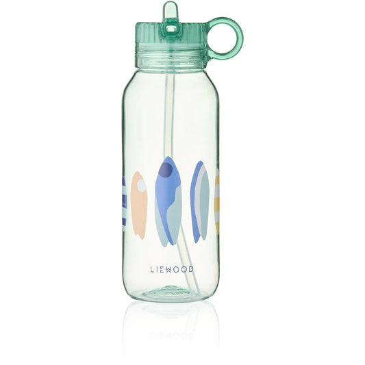 Liewood Yang Water Bottle, Trinkflasche 500ml, boards light peppermint