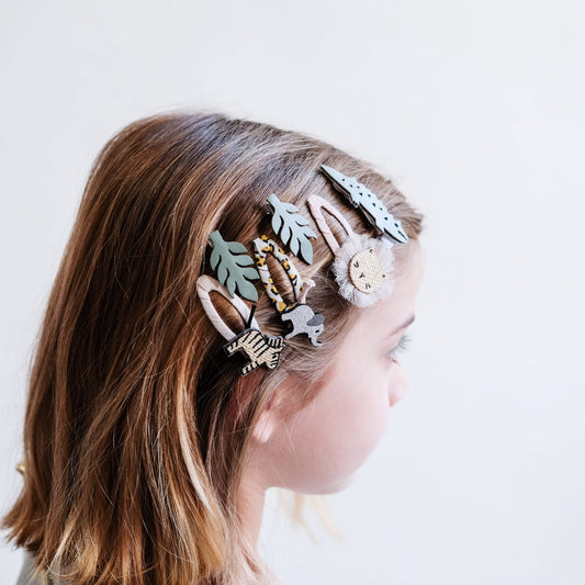 Mimi & Lula Haarspangen Zebra Pflanze 2er Pack
