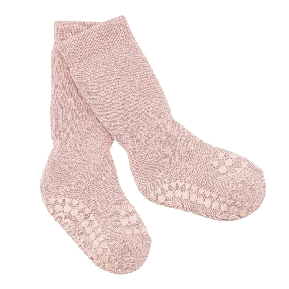 GoBabyGo Rutschfeste Socken aus Baumwolle dusty rose