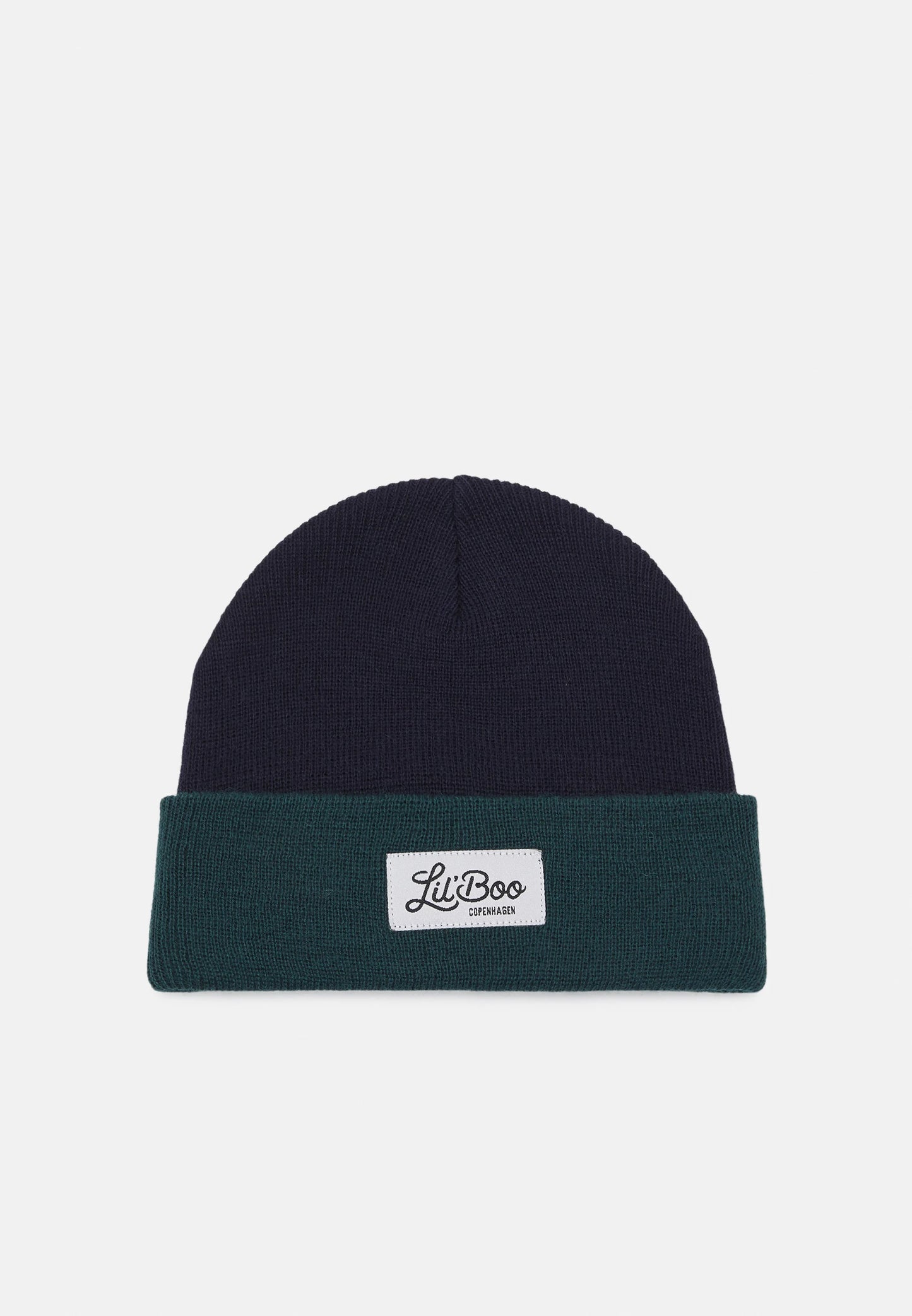 Lil' Boo Block Beanie, Navy/Dark Green
