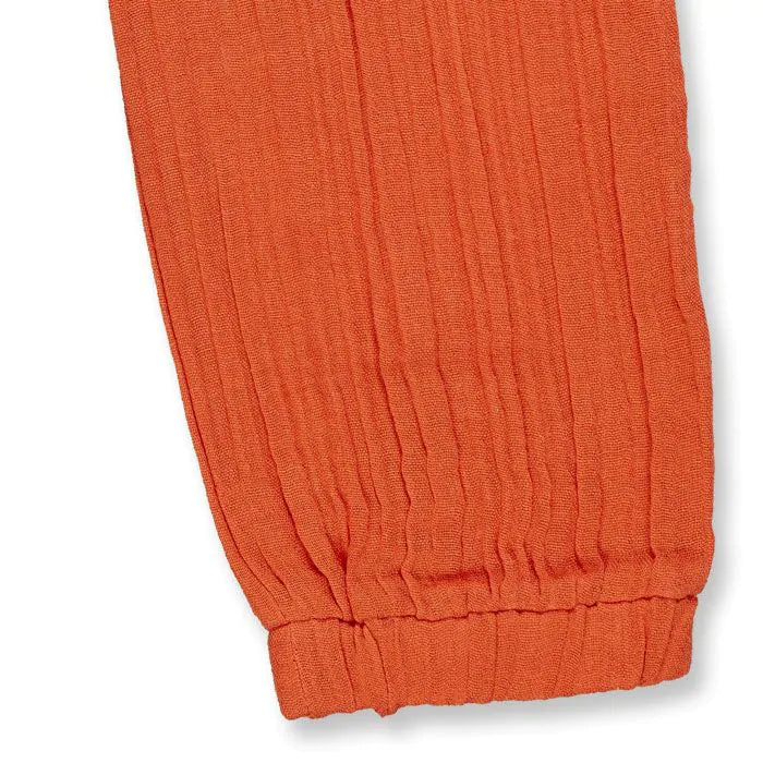 Sense Organics Loki Baby Pants rusty red Musselin