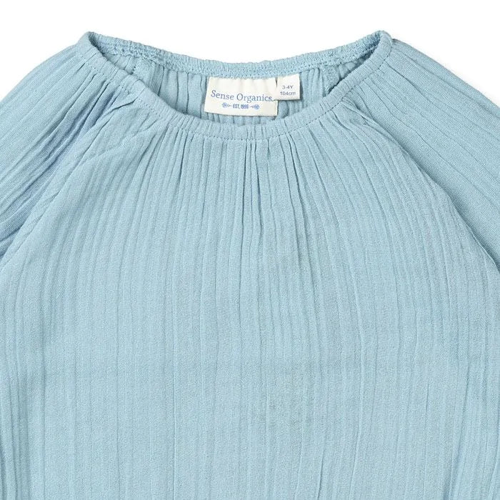 Sense Organics Kaddi Shirt dusty blue Musselin