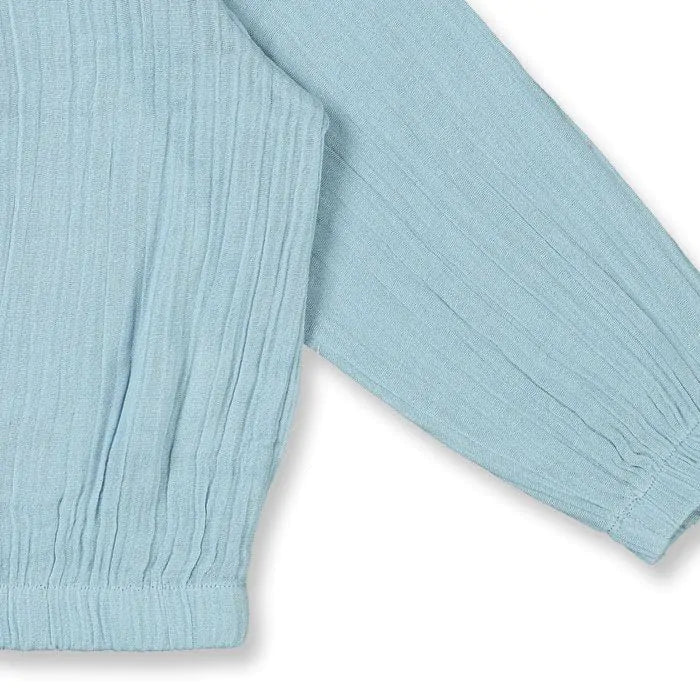 Sense Organics Kaddi Shirt dusty blue Musselin