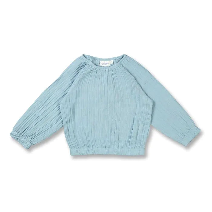 Sense Organics Kaddi Shirt dusty blue Musselin