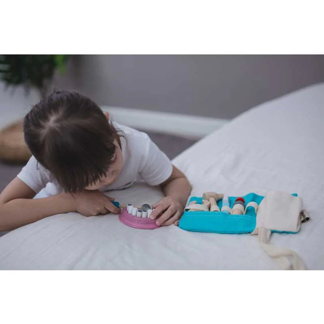 Plan Toys Holzspielzeug Zahnarzt Set