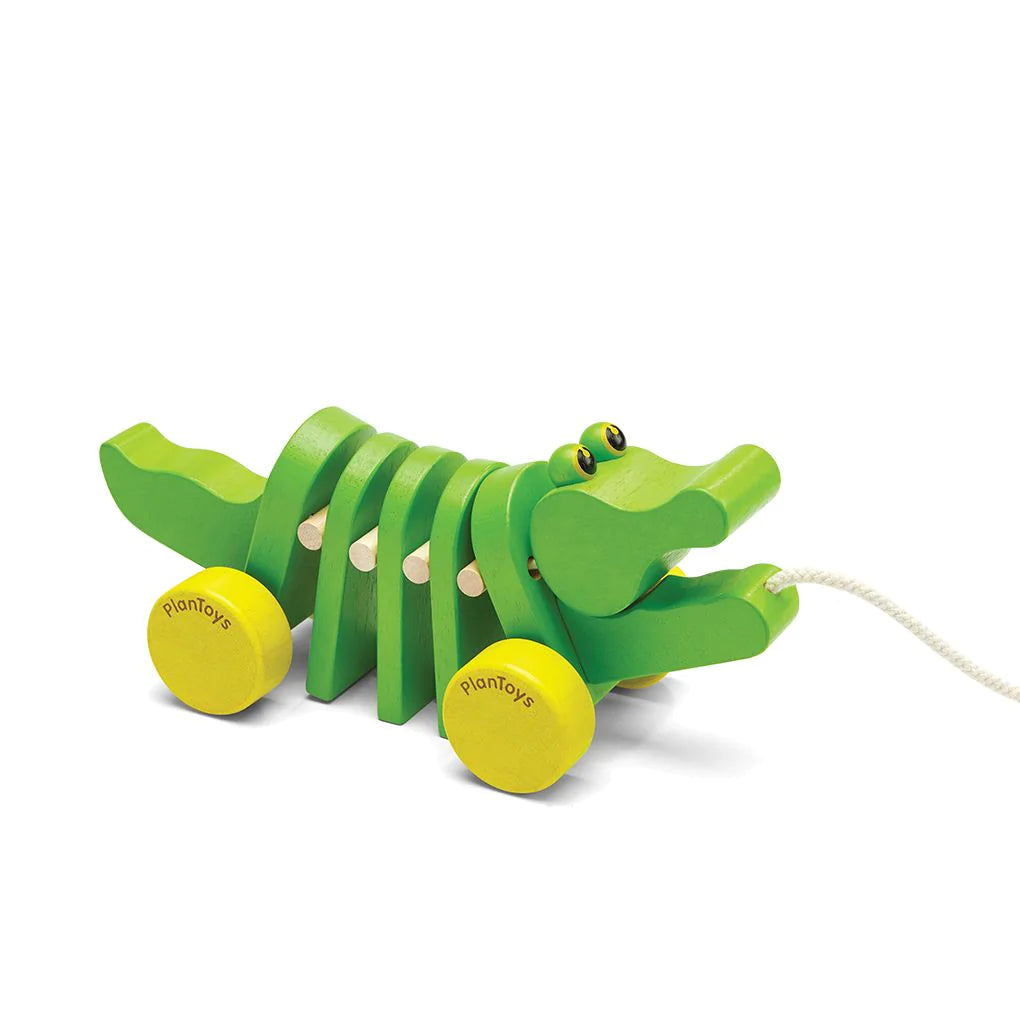 Plan Toys Tanzendes Krokodil zum Ziehen