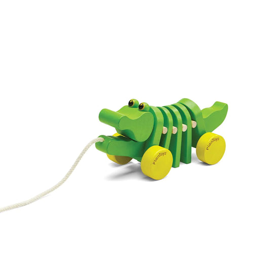 Plan Toys Tanzendes Krokodil zum Ziehen