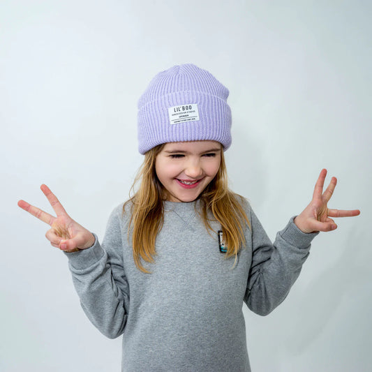 Lil' Boo Hygge Beanie, Light Purple