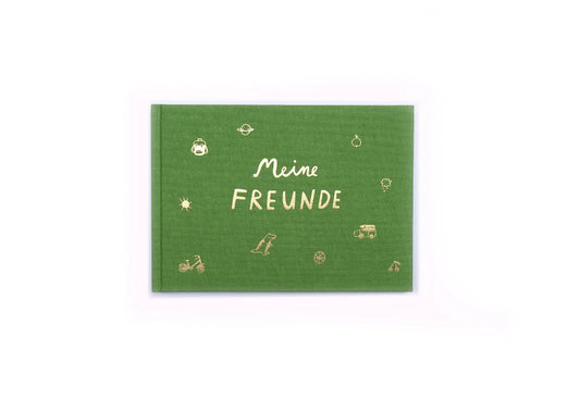 Gretas Schwester Meine Freunde grün, Freundebuch