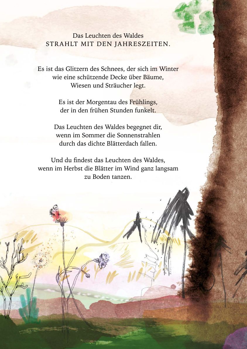 Das Leuchten des Waldes, Kinderbuch, Leuthen & Linder