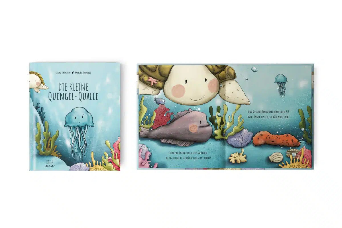 Die kleine Quengel-Qualle, Kinderbuch, Hohenstein & Borgwardt
