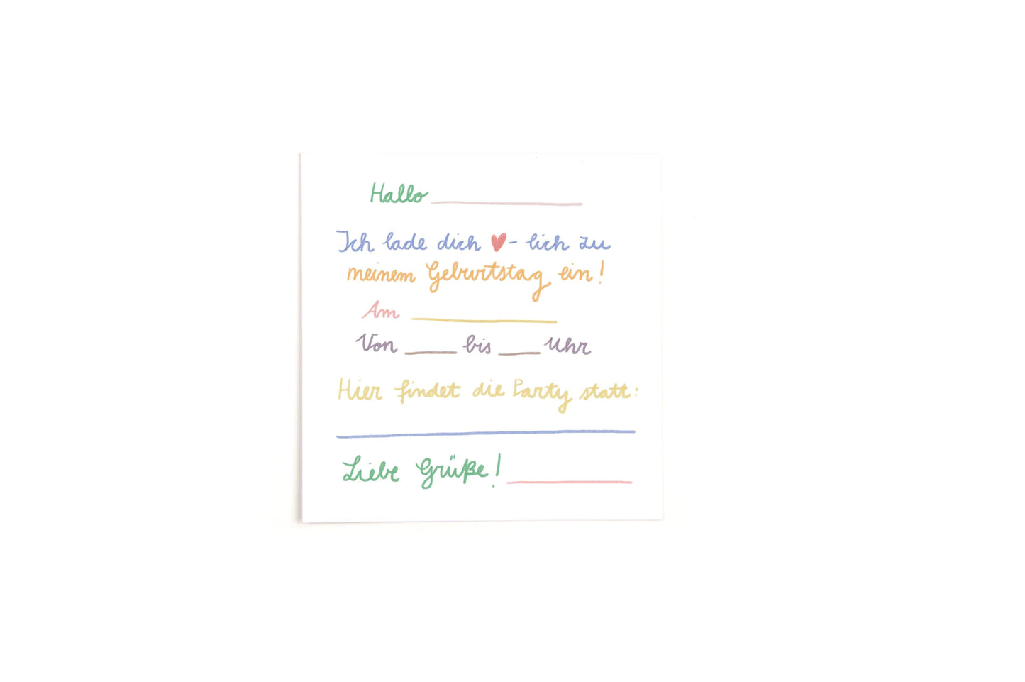 Gretas Schwester Einladungskarte Dino
