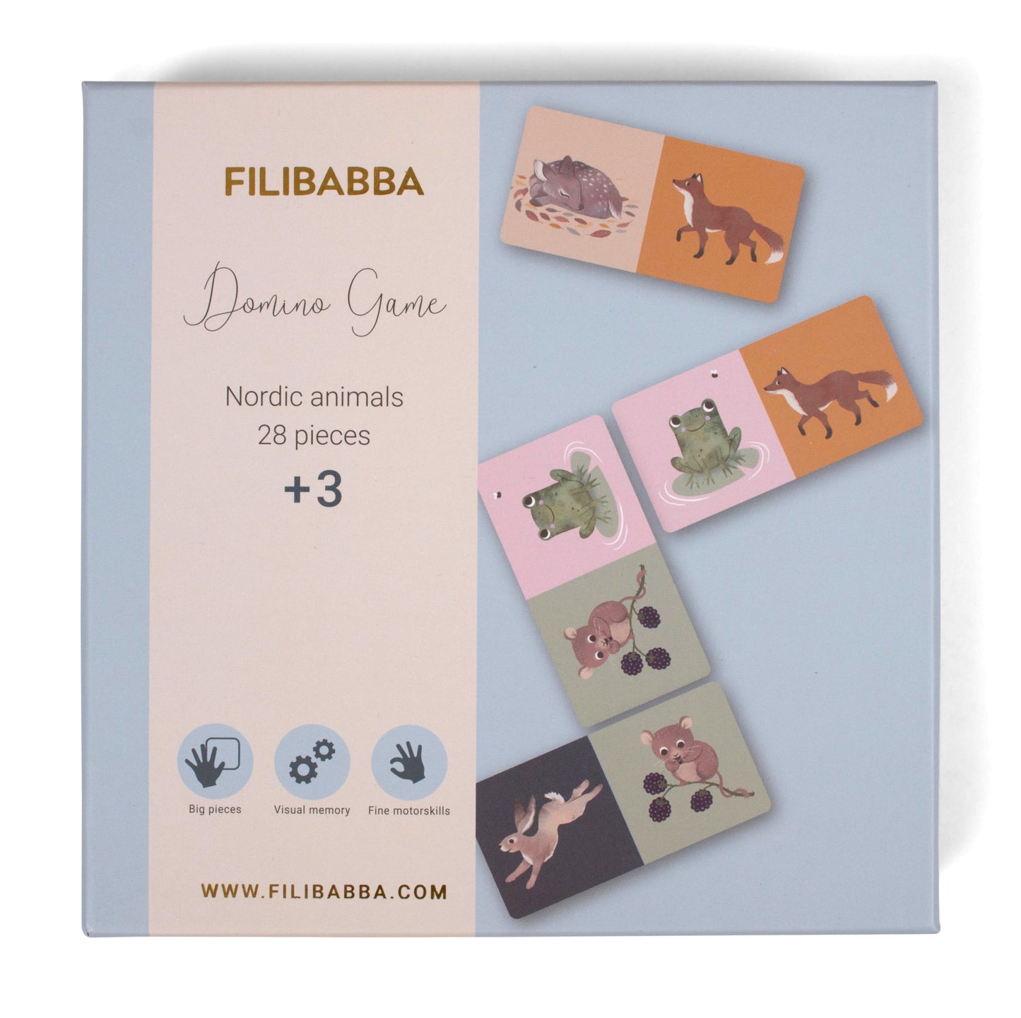 Filibabba Domino - nordische Tierwelt