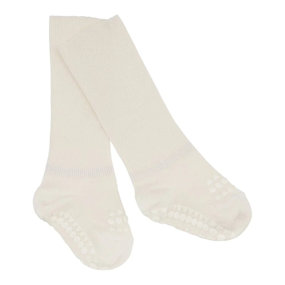 GoBabyGo Rutschfeste Socken aus Bambus off white
