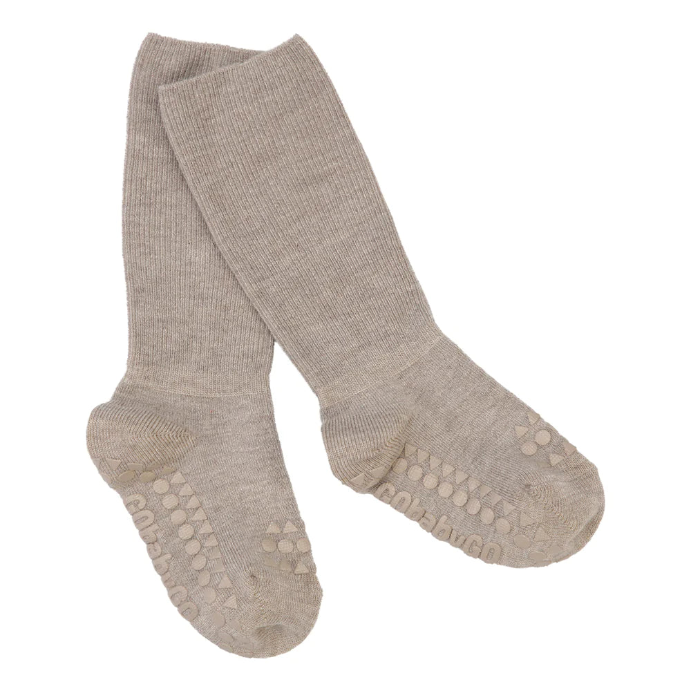 GoBabyGo Rutschfeste Socken aus Bambus Sand