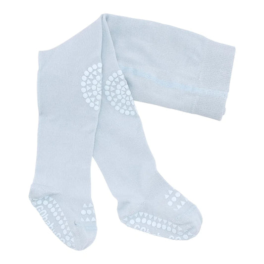 GoBabyGo Krabbelstrumpfhose Baumwolle Sky Blue