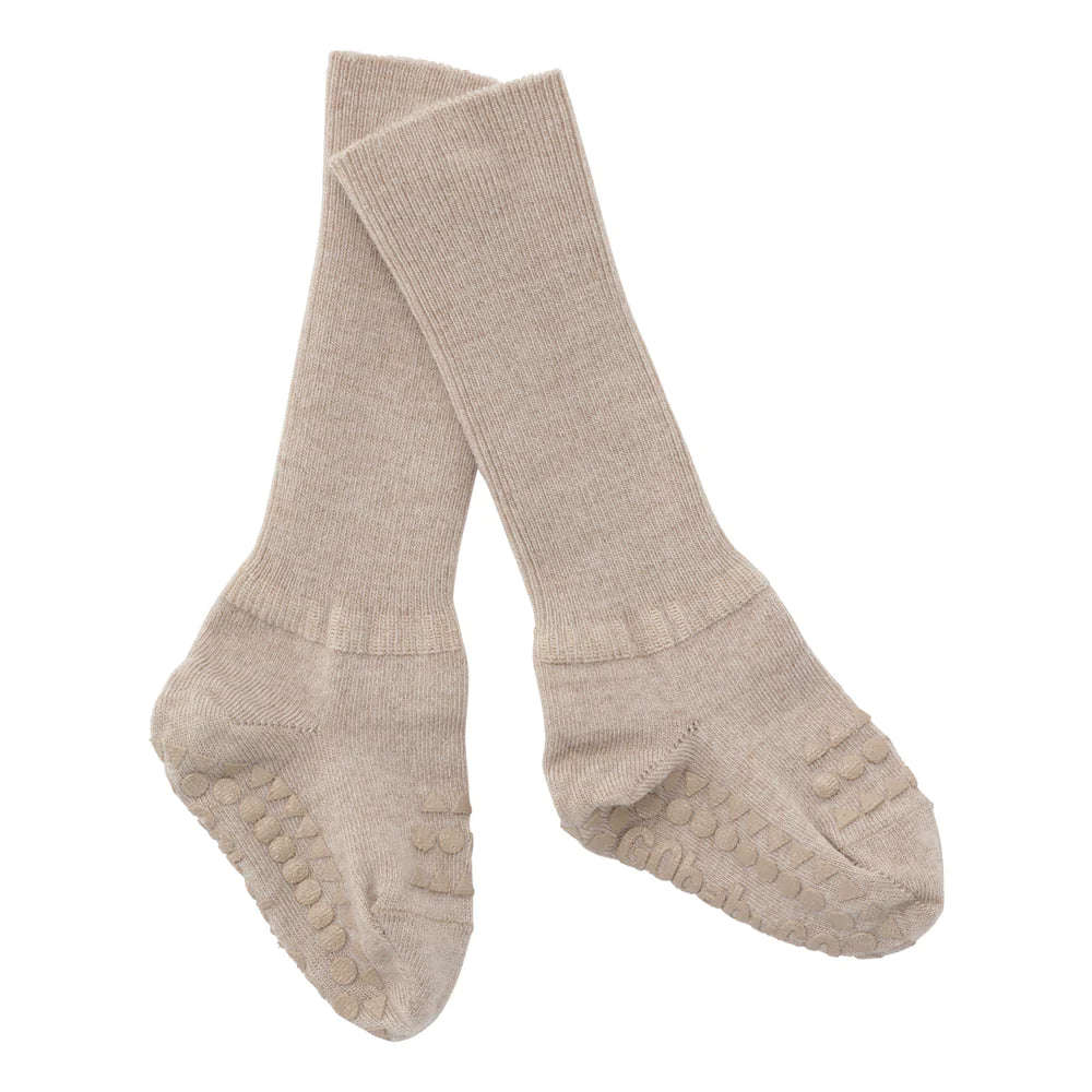 GoBabyGo Rutschfeste Socken aus Wool Sand
