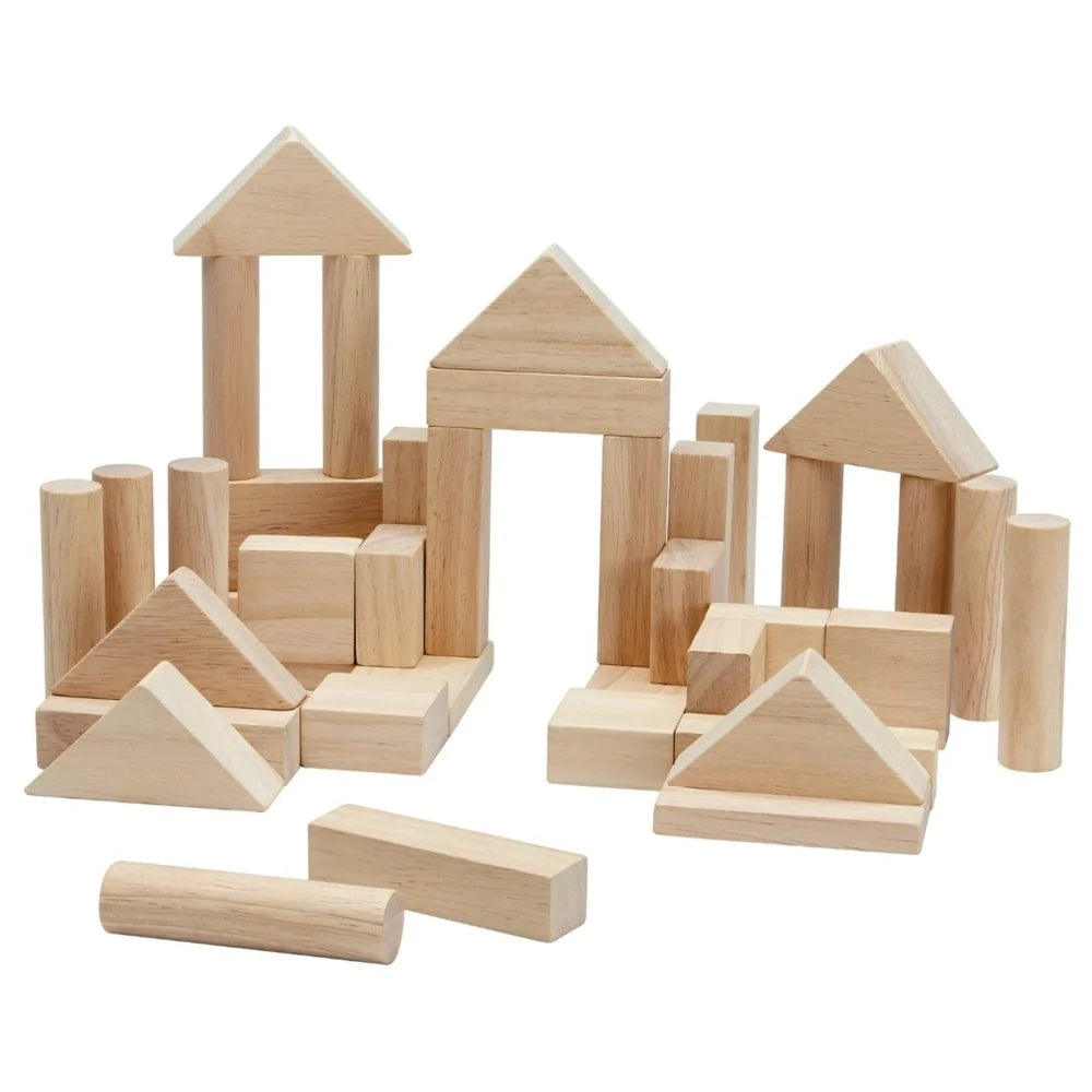 Plan Toys Holzklötze Bausteine 40-teilig Natur