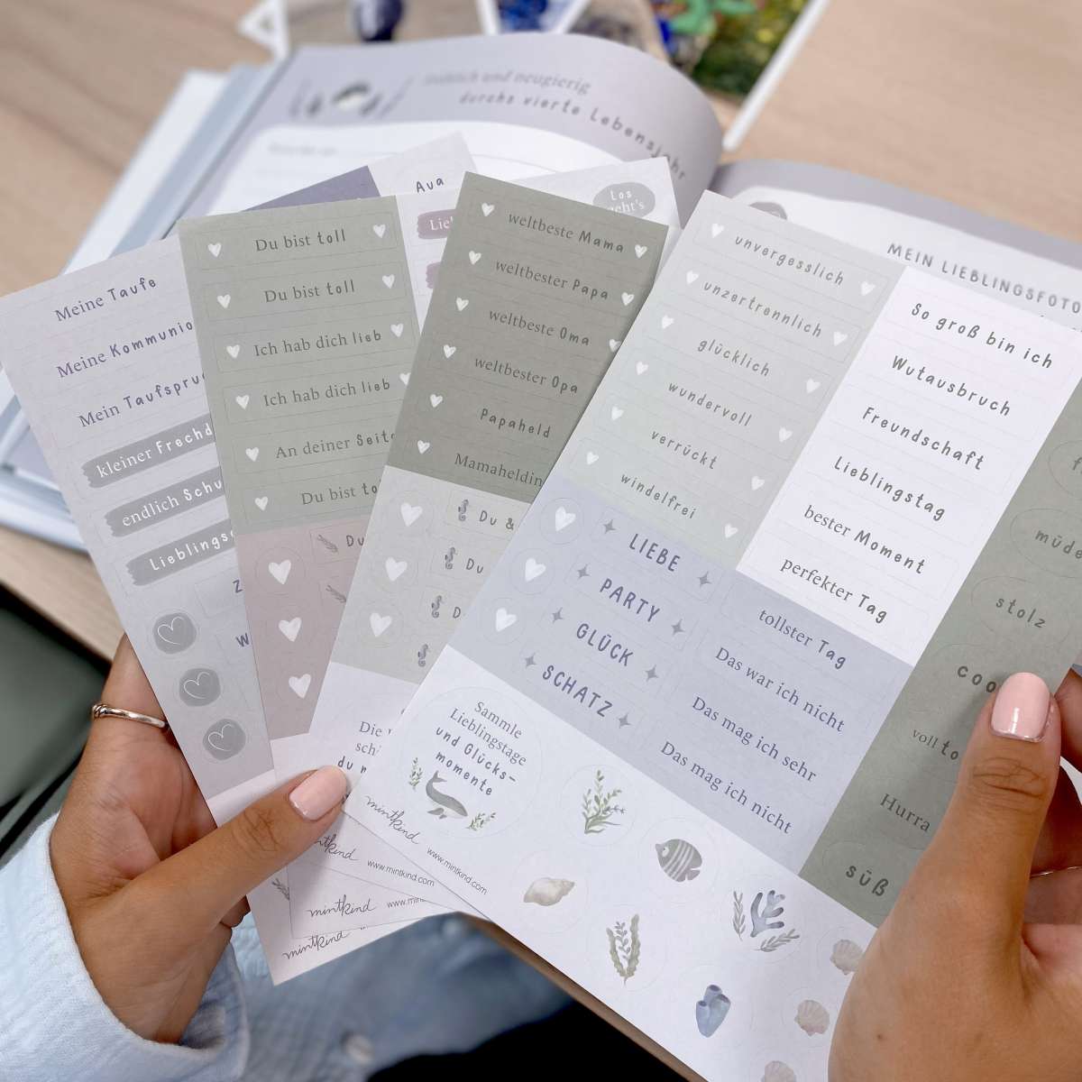 Mindtkind Sticker Set "Kindheit" Wal