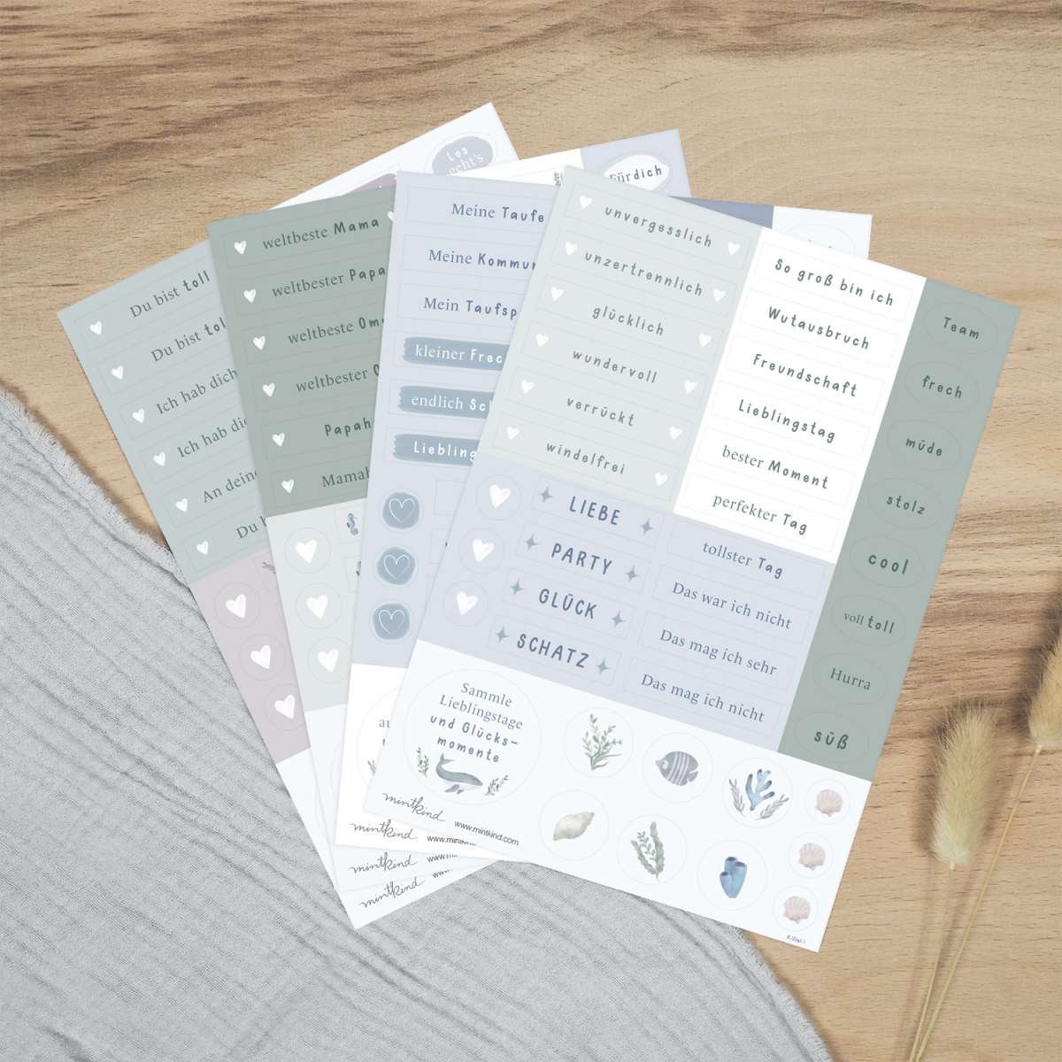 Mindtkind Sticker Set "Kindheit" Wal