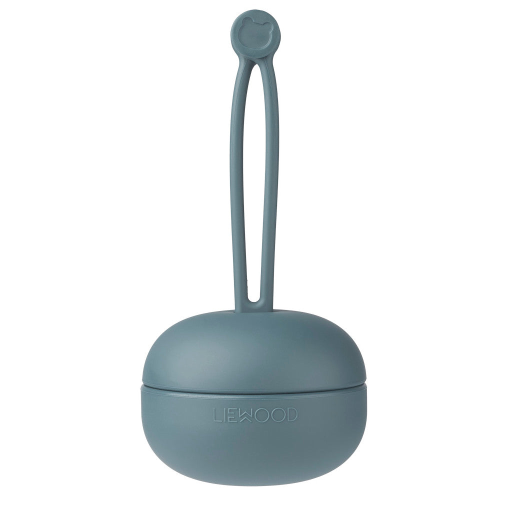 Liewood Philip Schnullerbox Pacifier Box whale blue
