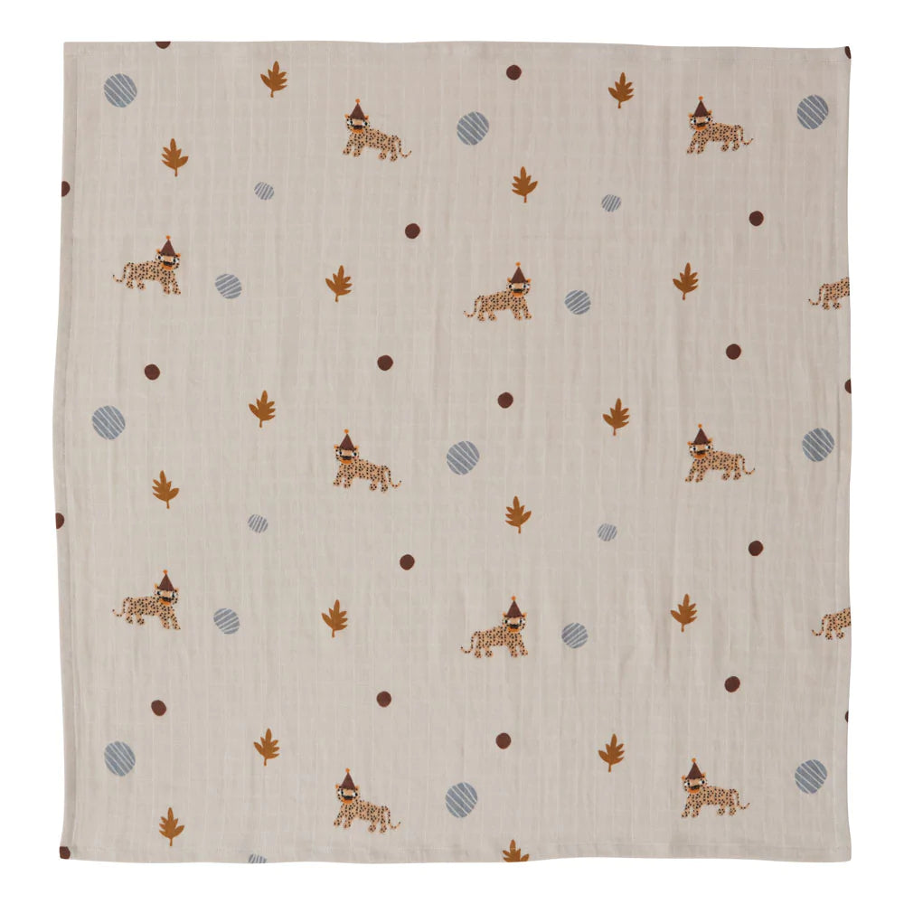 OyOy Leopard Musselin-Tücher 3er Pack