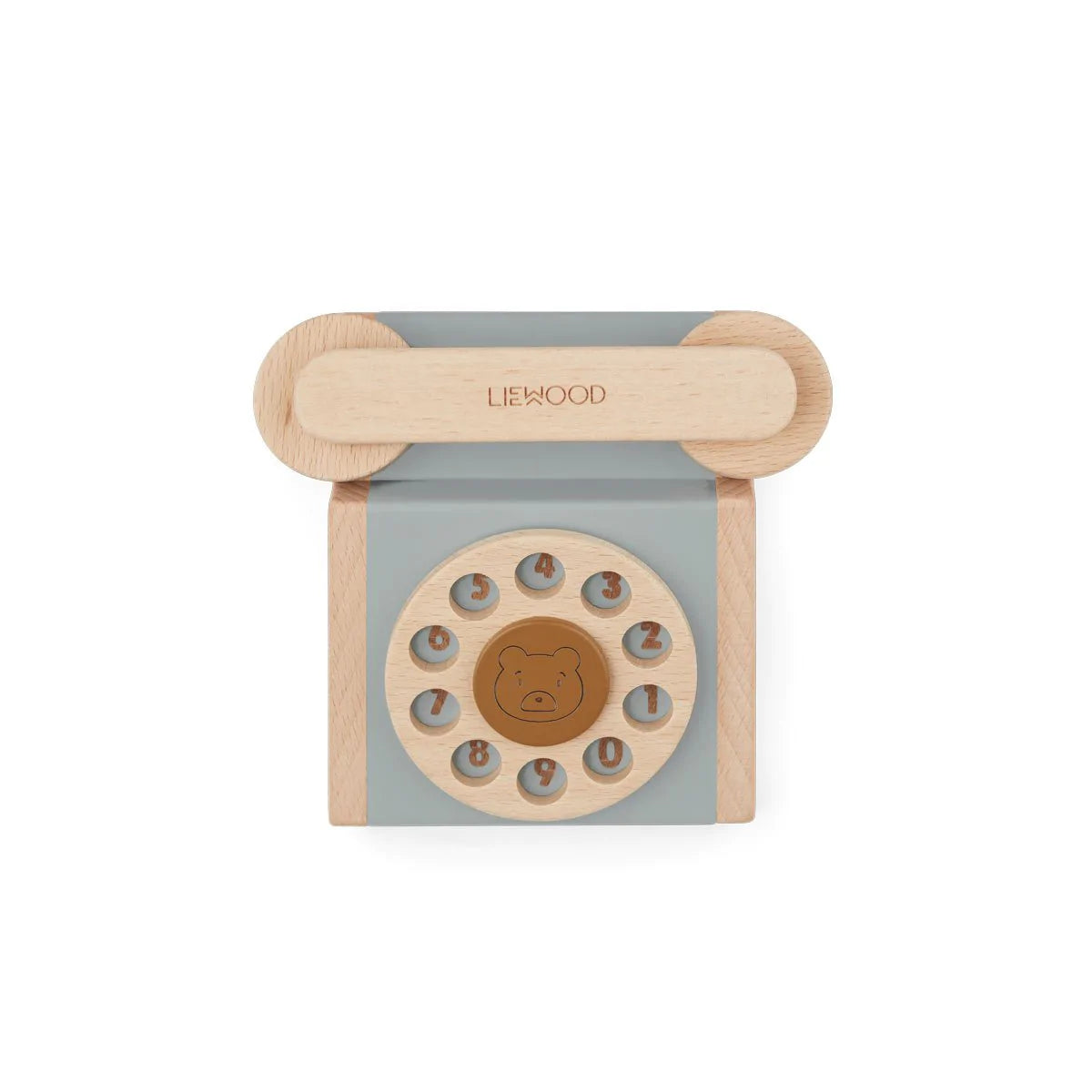 Liewood Selma Holztelefon Classic Phone blue fog multi