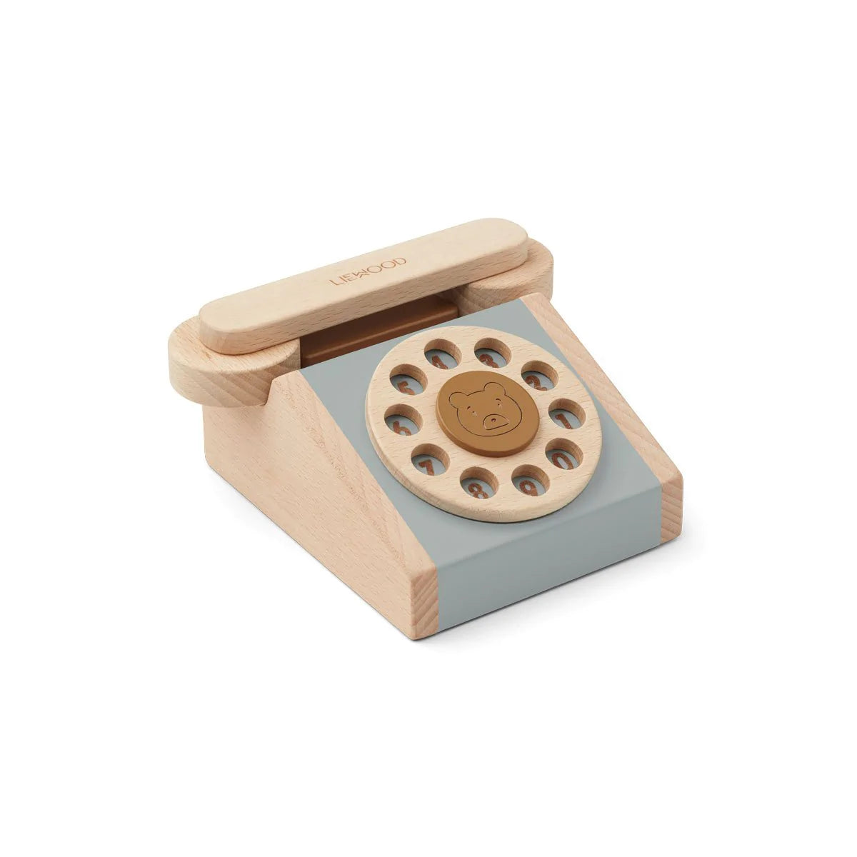 Liewood Selma Holztelefon Classic Phone blue fog multi
