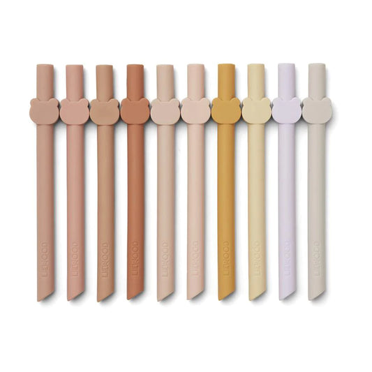 Liewood Badu Straw 10-Pack rose multi mix