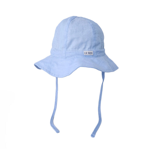 Lil Boo Baby Summer Hat UV Blue