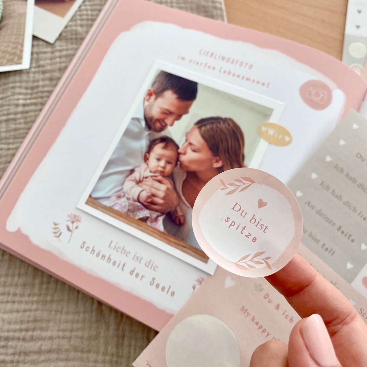 Mintkind Sticker Set "Baby" Blumen