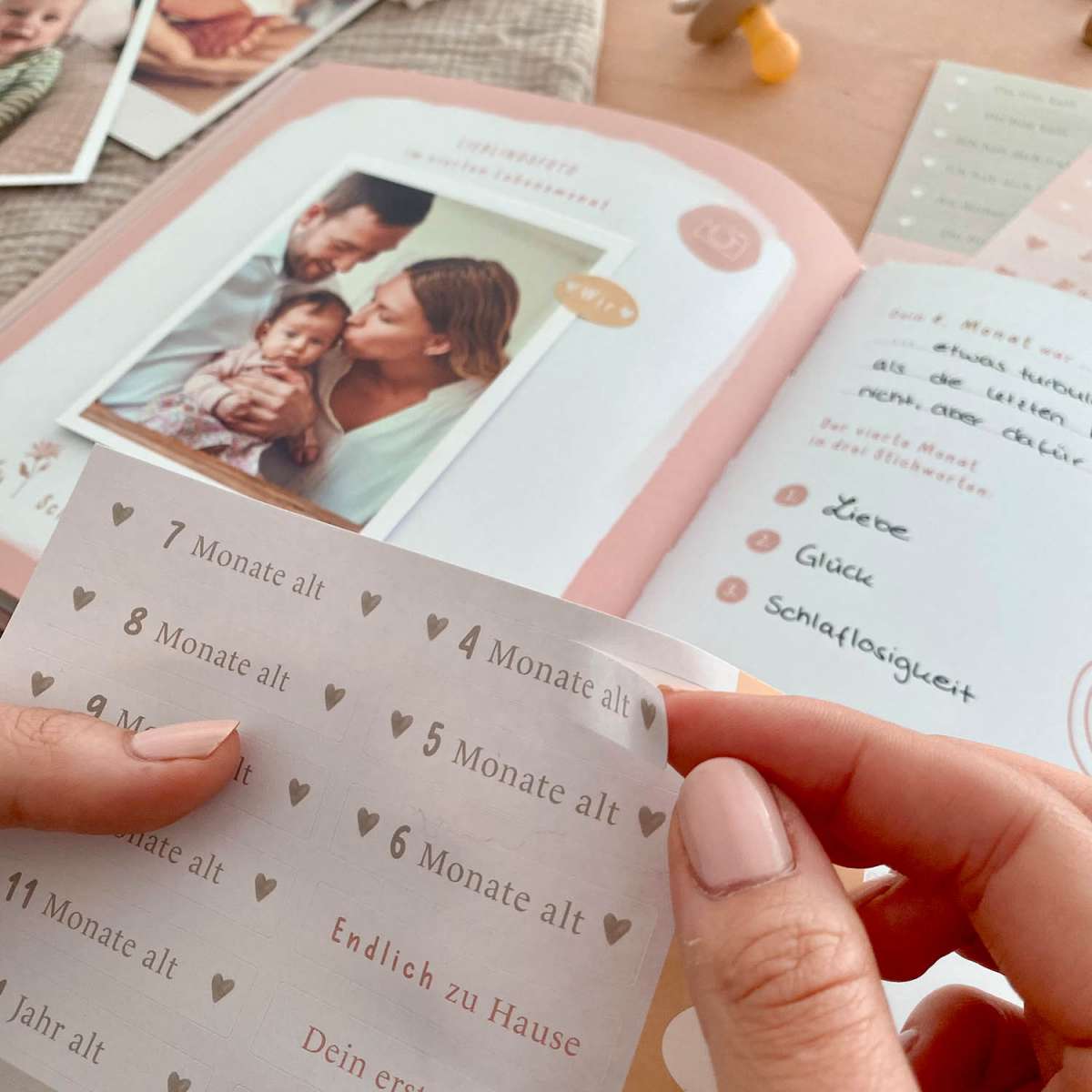 Mintkind Sticker Set "Baby" Blumen