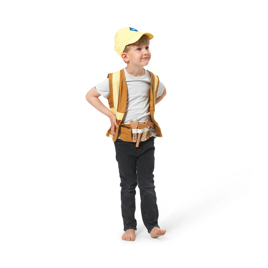 Fabelab Bauarbeiter/in-Kostüm 3 - 6 Jahre