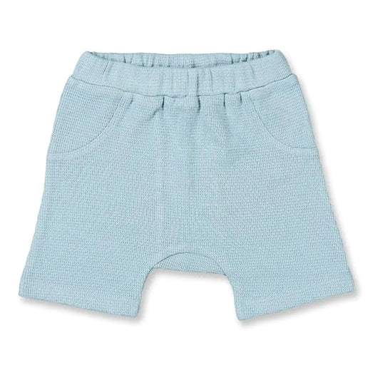 Sense Organics Emilio Baby Shorts dusty blue