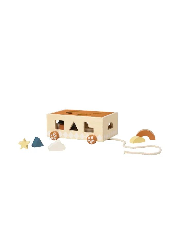 Fabelab Nachzieh-Sortierbox aus Holz