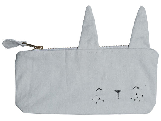 Fabelab Federtasche Hase grau