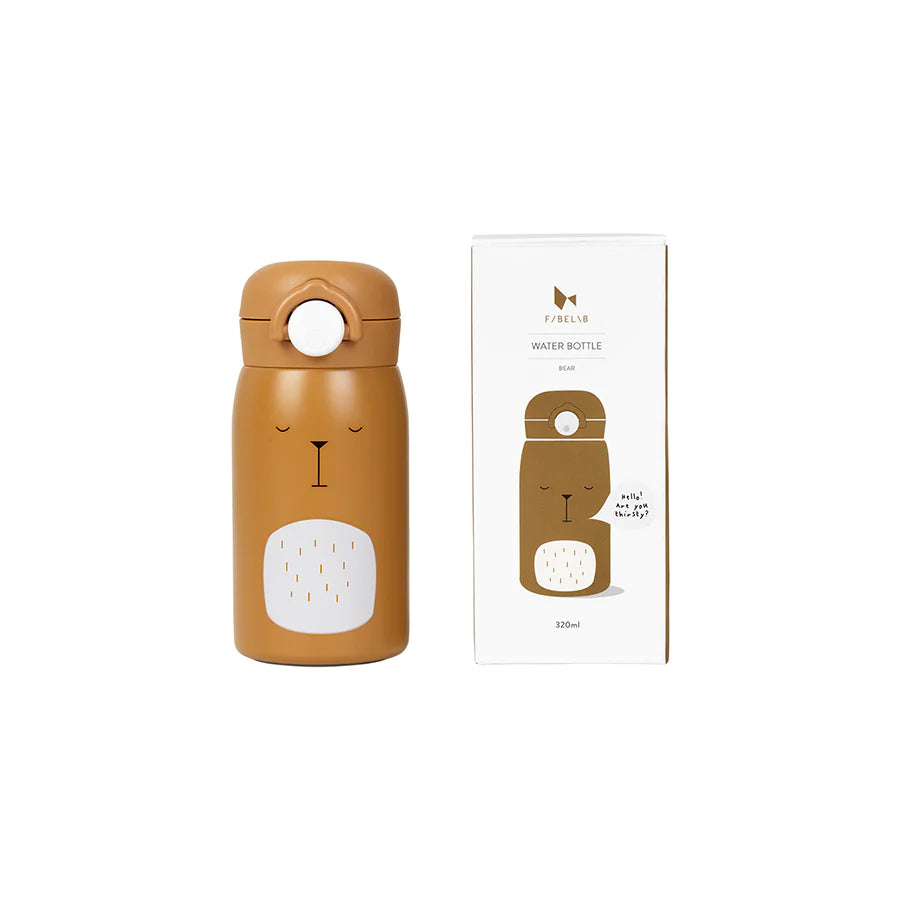 Fabelab Trinkflasche Bär ochre, 320ml