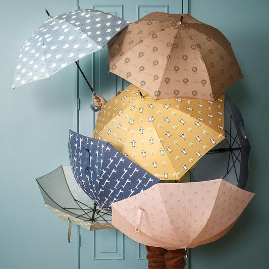 Fresk Regenschirm Löwe braun