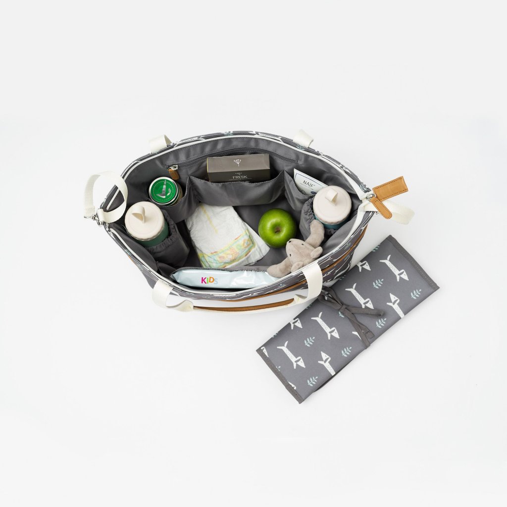 Fresk Wickeltasche Igel Mint