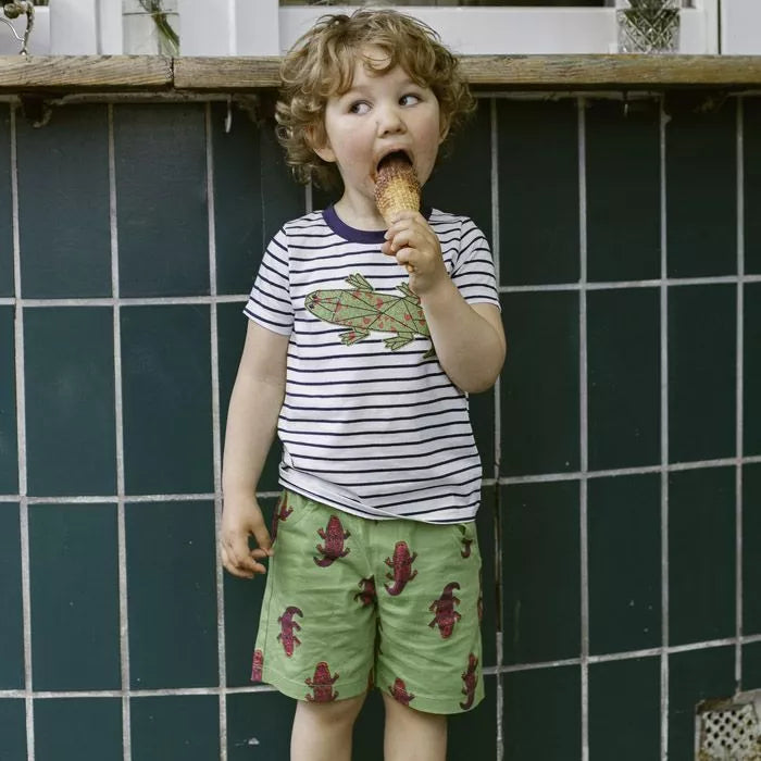 Sense Organics Khan Shorts Crocodile green