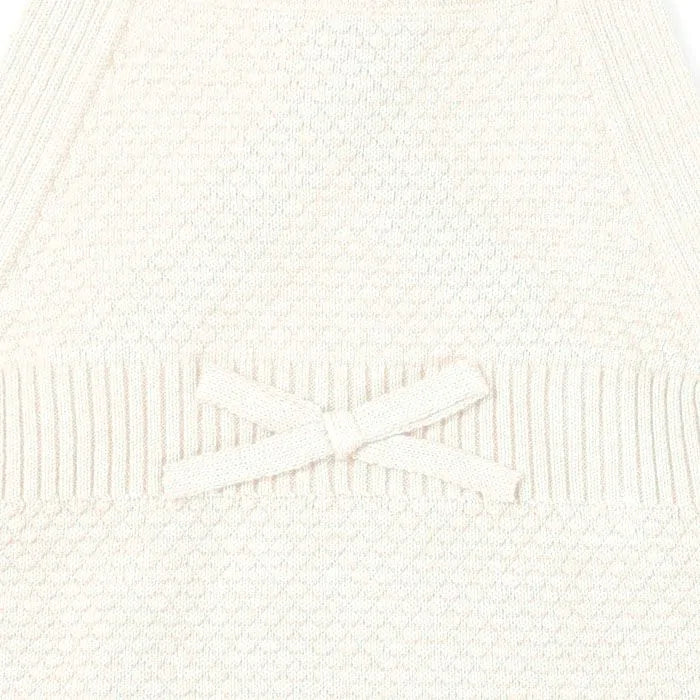 Sense Organics Jany Knitted Baby Latzhose cream