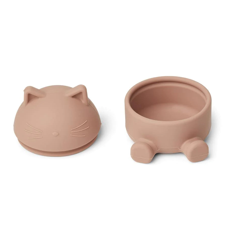 Liewood Margaret Schatzdose Katze Box dark rose